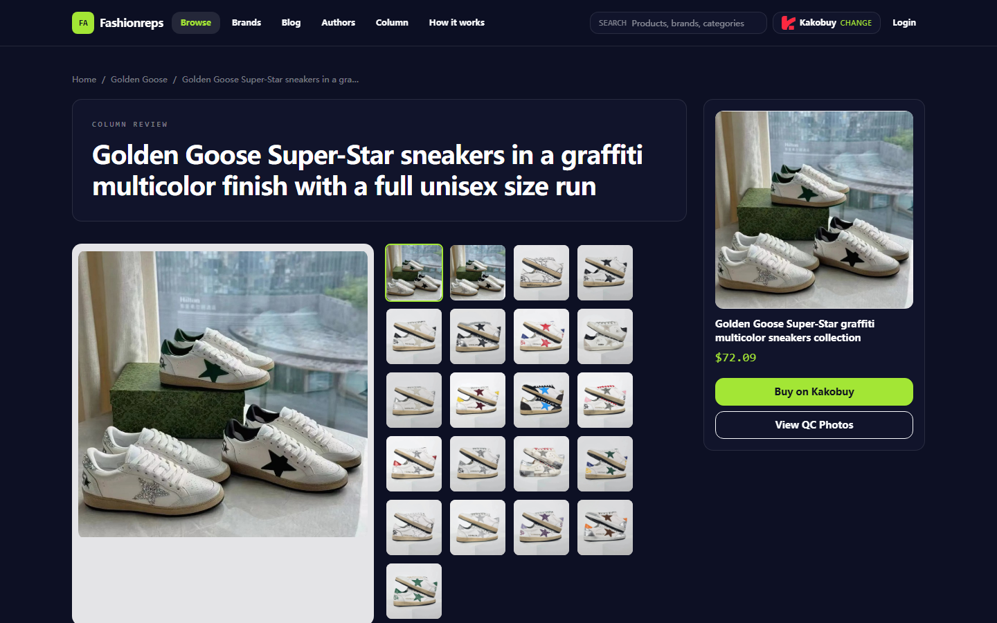 Golden Goose Shoes: Sizing and QC Review