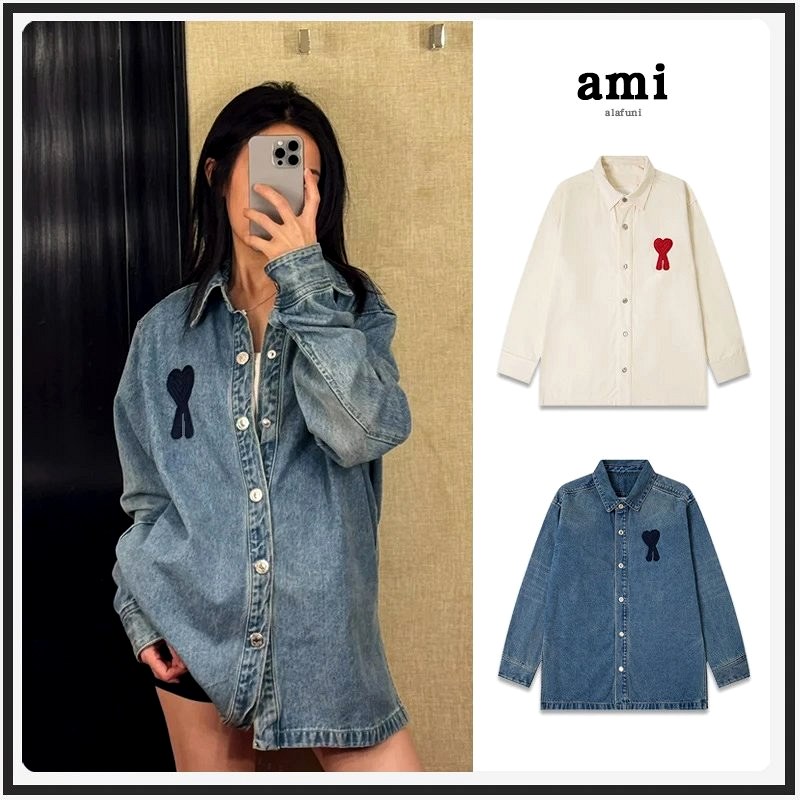 Ami Paris Heart-Embroidered Denim Jacket Review: Flat Stitch vs. Raised Embroidery on a $45.97 Trucker