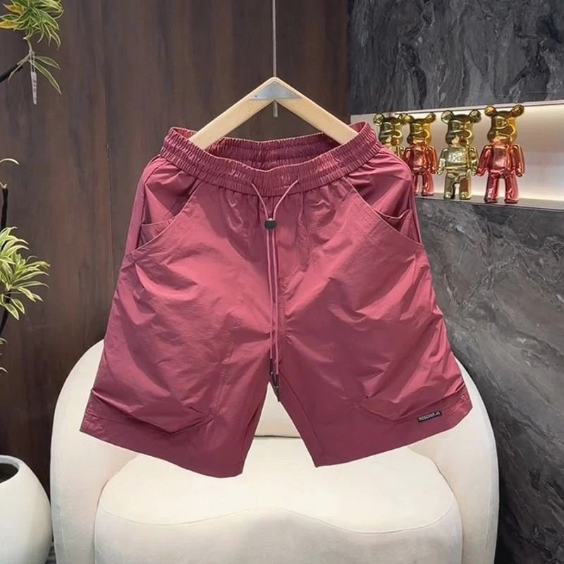 Análisis de los pantalones cortos rojos de comercio exterior para estilo informal diario: un short con cordón de 4,93 $ medido en el banco de pruebas