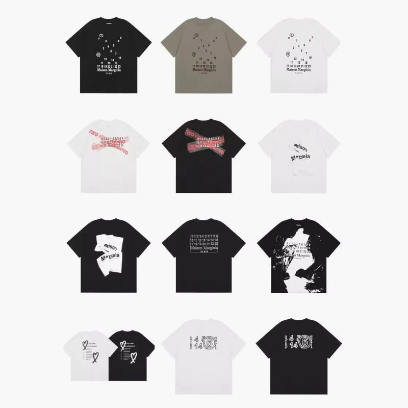 Trois morphologies, un patron de 250 g : essayer le t-shirt imprimé Maison Margiela à 7,01 $