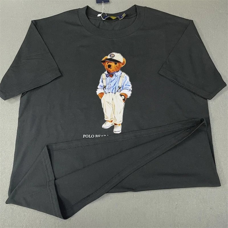 Three Body Types, One Oversize Cut: Fitting the $16.42 Polo Ralph Lauren Bear-Print Top