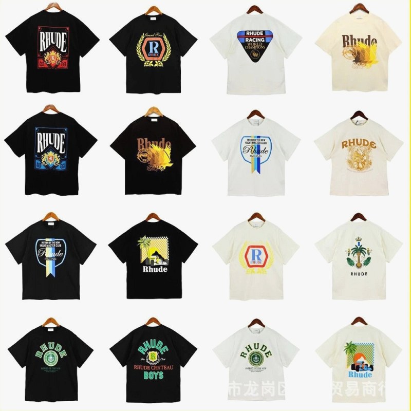 Camisetas Rhude de Tendencia con Varios Diseños Impresos Opinión: Nuestra Prueba de Camiseta de Algodón de 240 g